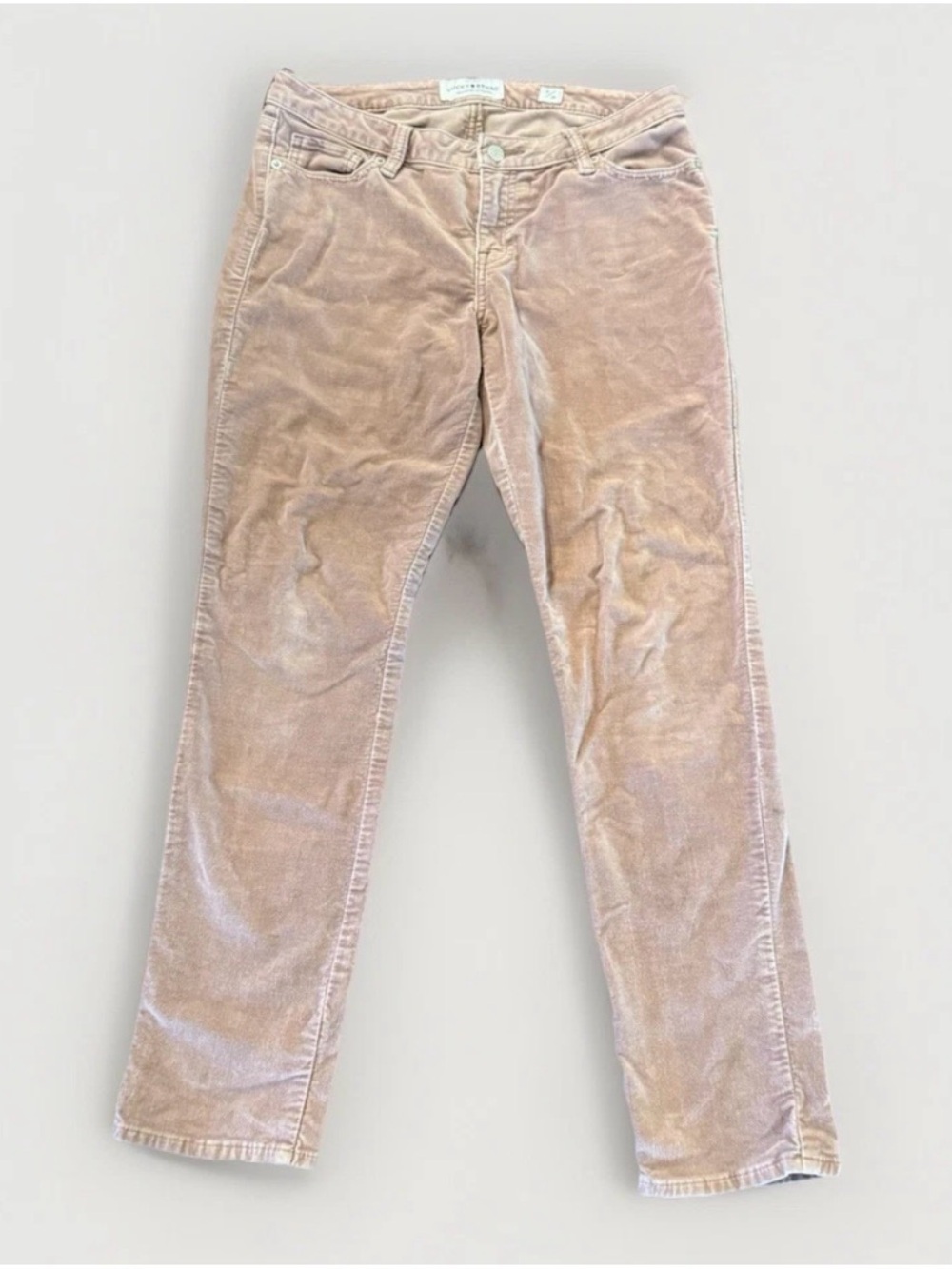 Lucky Brand women’s size 6 Blush Pink Corduroy Slim Pants